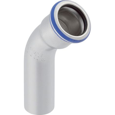 Geberit Mapress Edelstahl Bogen mit Einschubende LABS-frei, 45 Grad, D 35mm (1/5)