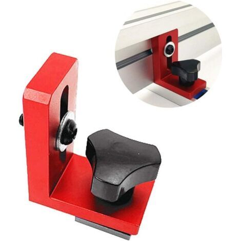 APEX - T Slot Mitre Track Stop, Support de Rail de Travail du Bois, T Pistes, Pistes Bois Bricolage Manuel Outil, pour le Fraisage du Bois (1/5)