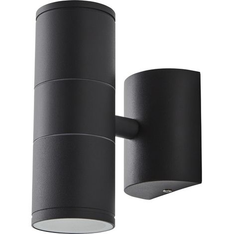 Litecraft Irela Wall Light Outdoor Up & Down Garden Fitting - Anthracite (1/5)