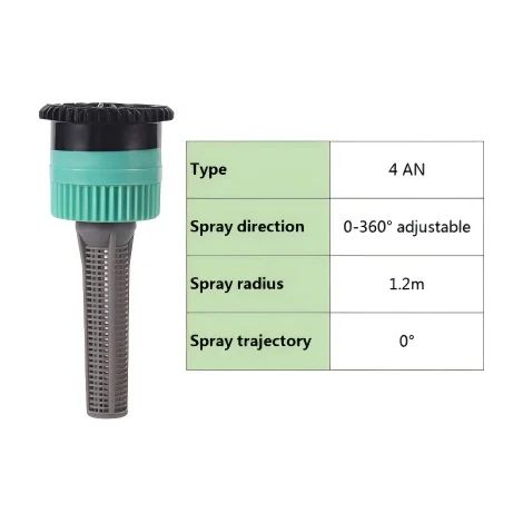 (G-10PCS) Lot de 10 buses de rechange pour arroseur escamotable, tête d'arrosage orientable de 0 à 360°, filetage mâle 1/2". (1/5)