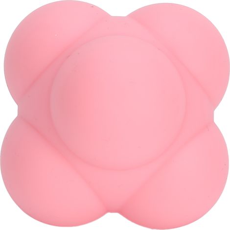 Balle de réaction en silicone rebondissante, portable, pour coordination œil-main, réflexes rapides et entraînement de vitesse (Fraise) (1/5)