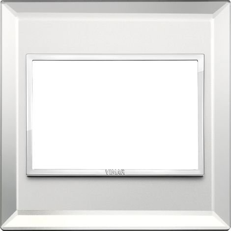 VIMAR - 21648.72 Placca 3M BS argento ghiaccio
