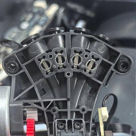 Für Bambu Lab X1 P1 Serie AMS 5-Wege-Splitter-Baugruppe: Ersatzteile für Hall-Magnet-Feder-Zuführungsanschluss, 3D-Druckerteile