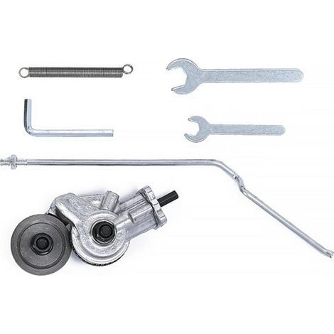 Perceuse-cisaille électrique, coupe-tôle, coupe-plaque avec accessoire de perçage avec coupe précise, installation facile et accessoires complets pour le fer (1/4)