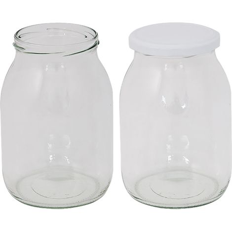 VASO VETRO 'BOCCACCIO' PER ALIMENTI TIPO 'STD' 580 ml - imbocc. Ø 82 mm s/tappo- 15 pezzi - Senza Marca