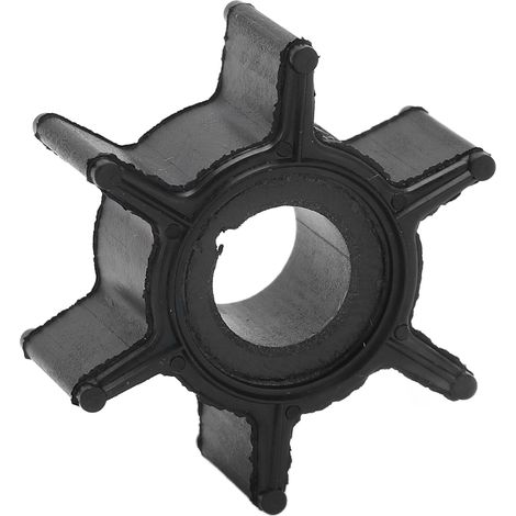 Turbine de pompe à eau hors-bord 47-16154-3, 6 pales, en caoutchouc néoprène, de rechange pour Tohatsu 2-6 CV (1/5)