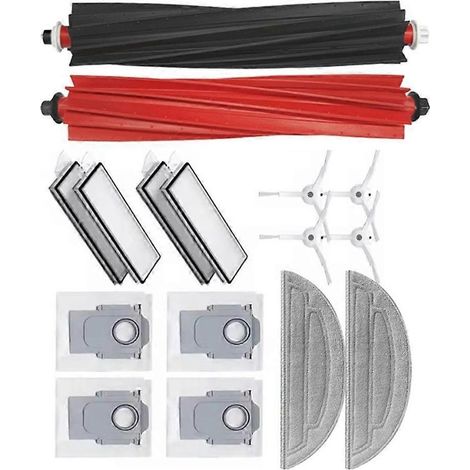 Set da 16 pezzi (spazzola, sacchetto raccoglipolvere, filtro, panno) per aspirapolvere Roborock S8 MaxV Ultra - ricambi (1/5)