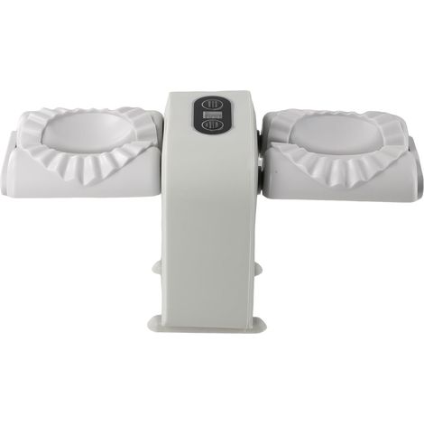Machine à raviolis électrique, un outil indispensable pour les amateurs de cuisine asiatique, machine à raviolis électrique, presse domestique automatique (grise)