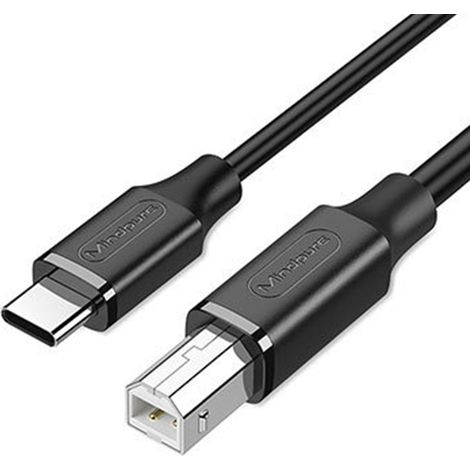 Câble d'imprimante USB 2.0 Type-C - Connexion fiable et rapide pour vos impressions (1/3)