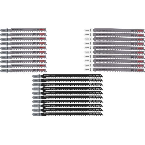 Bosch Jigsaw/reciprocating saw blades PRO Wood Metal Rough Cut Set 100 mm 30 pcs (1/5)