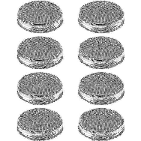Ensemble de 8 couvercles de germination en acier inoxydable, compatibles avec les bocaux à large ouverture, avec filtre, compatibles avec les bocaux de conserve et les boîtes de conserve. (1/5)