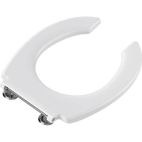 Abattant WC personnes à besoins spécifiques - VitrA Conforma - Duroplast - Charnières métalliques - Fixation par le haut (1/2)