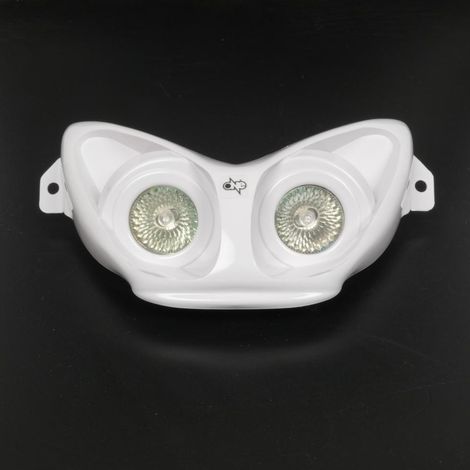 Frontoptik weiß one für Scooter mbk 50 nitro / 2 x 12v 20w Ø50mm (1/2)