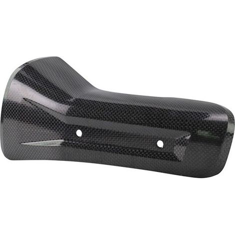 Sistema di scarico per moto, composto da silenziatore, tubo di raccordo e copertura in fibra di carbonio, per modelli 250, 390 Adventure e 390 ADV. (1/3)