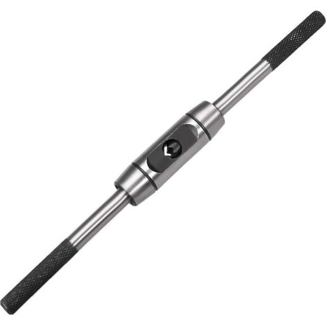 Tourne à Gauche Porte Taraud Réglable Robinet Clé Poignée pour Métrique M6-M14 Robinet Fraise Clé à Tarauder Outil Corps Moulage sous Pression