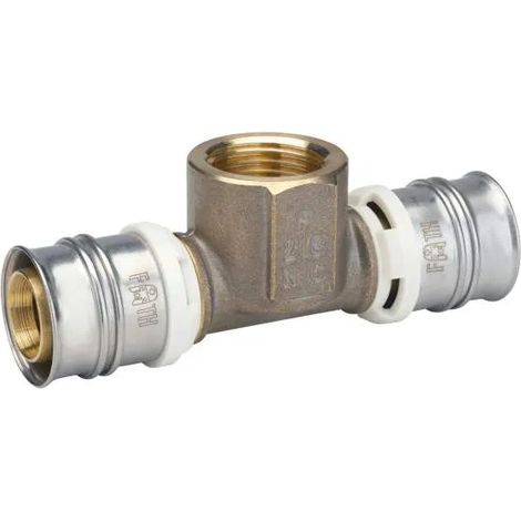 T de engaste multicapa hembra de 26 mm de diámetro y 3/4".