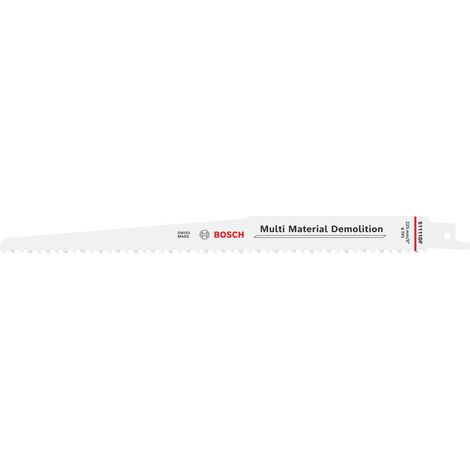 Bosch Multi Material Demolition S1111DF Blatt, 1,25 x 19 x 225 mm, 25-tlg. (1/5)