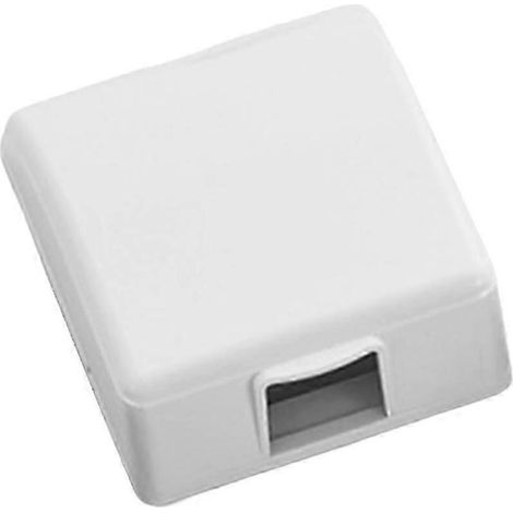 Cache-prise étanche pour prise électrique, 1 prise, universel, étanche, pour interrupteur de lampe, cuisine et piscine.-White (1/5)