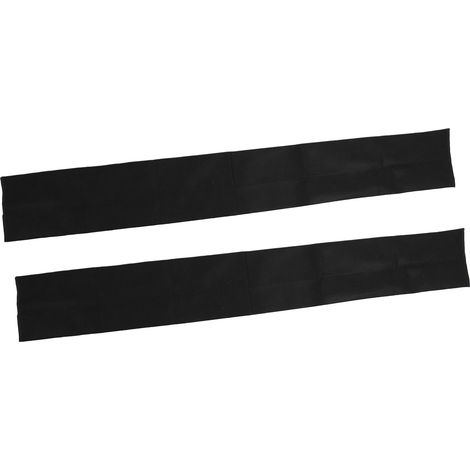 Lot de 2 sacs de protection anti-inondation activés par l'eau, double couche, en résine absorbante non tissée, de 1,5 m (5 pi), pour porte de maison, garage ou sous-sol (20 x 150 po). (1/5)