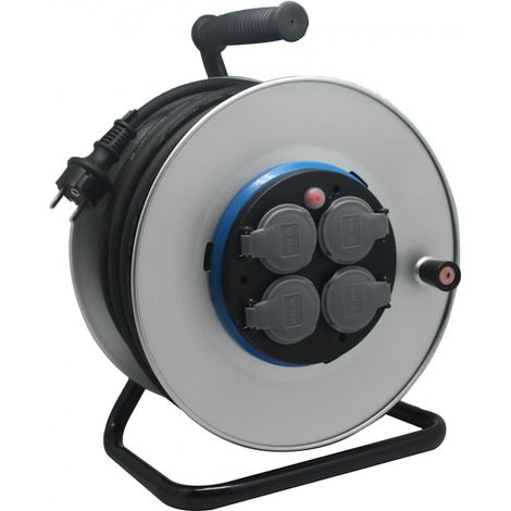 Carrete de sitio eléctrico con tierra L.40 m ho7rnf 3g1.5, ELECTRALINE ELECTRALINE