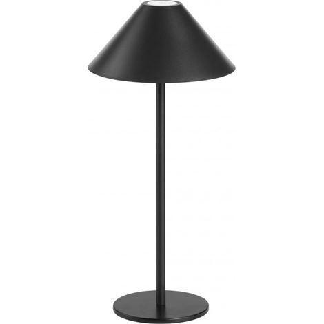 Forlight Sirina Lampe portable LED interne et extérieure. Table de charge en aluminium noir sans fil lampe chaude 3000K (1/7)