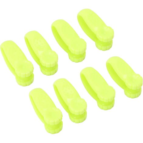 Lot de 8 pinces d'acupression en plastique pour la main, à appliquer entre le pouce et l'index, pour soulager les migraines (vert). (1/5)