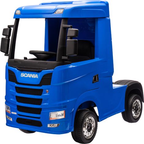 Camion Elettrico Scania Blu 24V per Bambini con Telecomando (1/5)