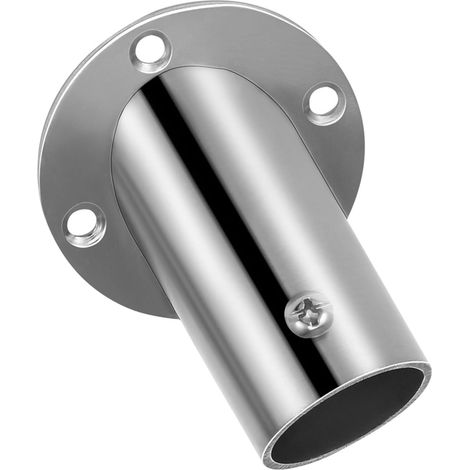 Supports de tringle à rideau de douche à siège fixe incliné 6,6 x 5,2 x 2,6 cm, design triangulaire, support réglable pour (1/5)