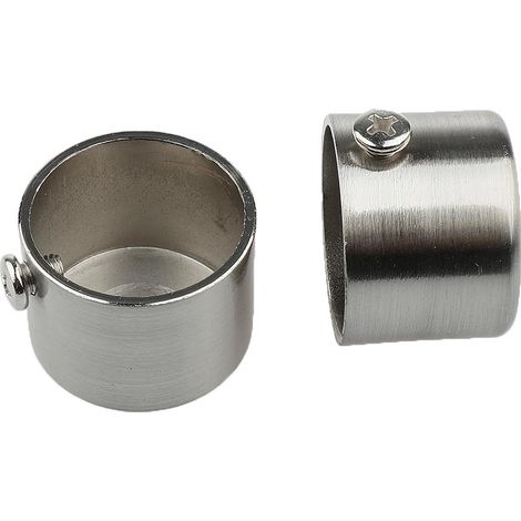 Une Paire De Support D'encastrement Support De Rail De Rideau Accessoire De Support De Poteau De Rideau (1/5)