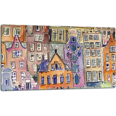 GlassplattenschneideBrett 52x30 Stadt (1/5)