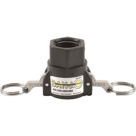 Raccordo rapido Camlock 3/4" femmina x 3/4" NPT femmina Banjo BANJO 075D (1/2)