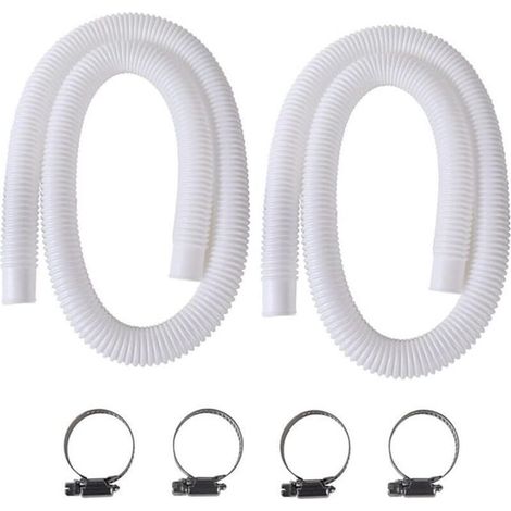 Tuyau Piscine 32mm, Tuyau pour Piscine Hors Sol, 150cm/59in Tuyau de Rechange (1/5)