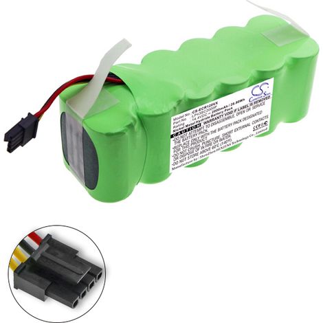 NX – Batterie aspirateur compatible Ecovacs 14.4V 2000mAh – Technologie Nickel-métal hydrure – Durée d'utilisation prolongée - LP43SC2000PLP43SC20 (1/4)