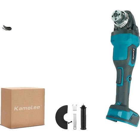 Smerigliatrice angolare elettrica, controllo della velocità variabile, struttura in metallo resistente, non necessita di batteria, spina europea 220V-240V (1/2)