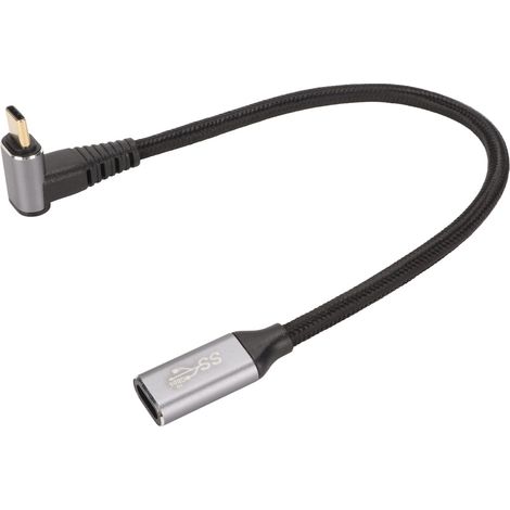 Câble USB C 3.1 PD 100W 10Gbps pour Steam Deck, Nintendo Switch, MacBook - 25cm (1/5)