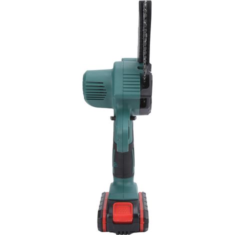 Mini tronçonneuse électrique 550 W, 21 V, coupe d'arbres, 1 batterie lithium, 1 charge, longueur 10 cm, CA 100–240 V, prise européenne (1/5)