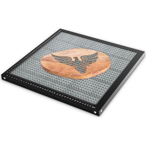 SWANEW Tavolo da lavoro a nido d'ape Tavolo da lavoro per macchina per incisione laser Pannello a nido d'ape in lega di alluminio 400 x 400 x 22 mm (1/5)
