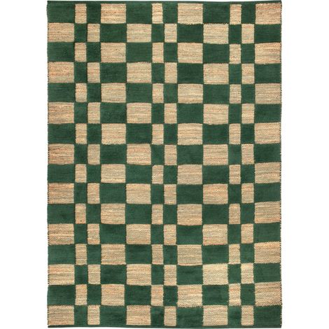 VIVARAISE - Tapis Vivaraise Milena - Abysse (Jute-Laine-Coton) 160x230 cm (1/5)