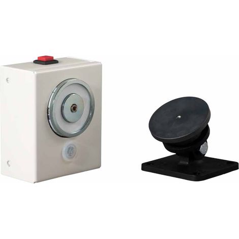 Ventouse murale 50kg pour maintien porte ouverte 48V compact - PERJES - VEM4550BCI48CPA