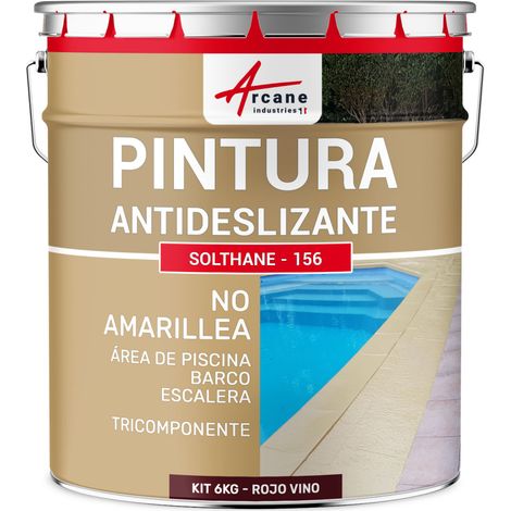 Pintura antideslizante exterior: para suelos y borde de piscina - SOLTHANE - 156