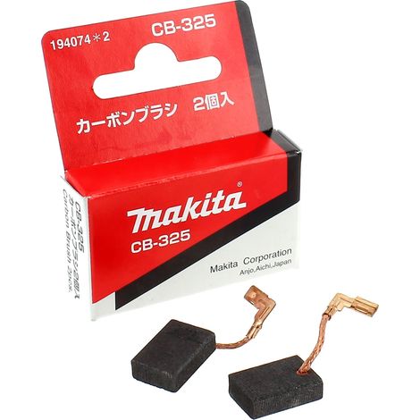Spazzole 5x11x15,5 per 2 cb-325 per smerigliatrice makita