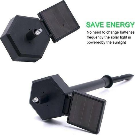 Solar-Gartenleuchte in Papageienform, LED-Außenleuchte, Rasendekoration, betriebsbetrieben, wasserdicht, Neuheitslampe in Tierform (rot) (1/4)