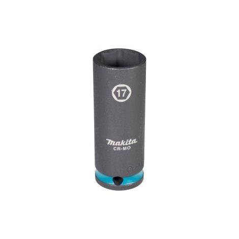 Makita E-16346 clé à douille 3/8" SW17 Impact Black longue