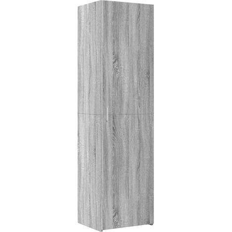 Aparador cajonera mueble almacenaje organizador cocina salón salón alto sonoma 50 x 425 x 185 cm madera de ingeniería gris 020035374 (1/5)