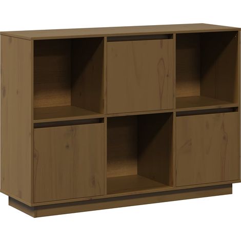Maison Exclusive - Aparador de madera maciza de pino marrón miel (1/5)