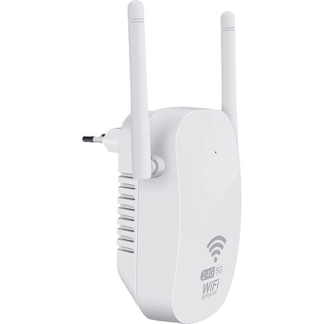 Répéteur Wi-Fi, Couverture Double Bande, Performance 1200 Mbps, Prise EU (1/5)