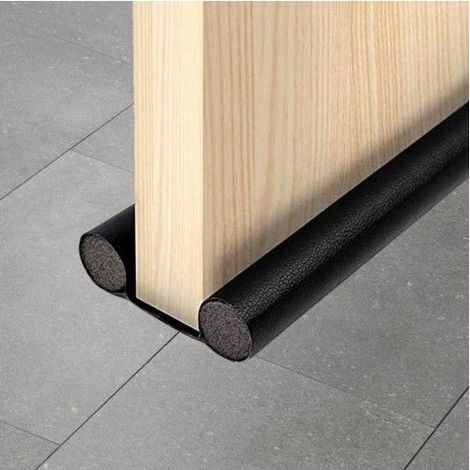Joint de bas de porte à double isolation, joint de bas de porte amovible, insonorisé, coupe-vent et imperméable, (1/5)