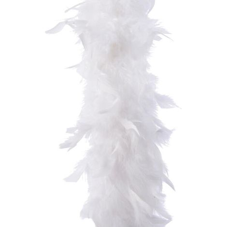 Guirlande de sapin de Noël en plumes blanches 11x184cm Noël (1/3)