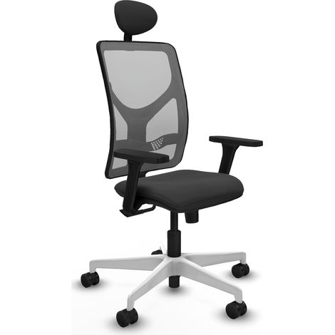 Chaise de bureau piqueras y crespo Motilla noir accoudoirs 3D (1/2)