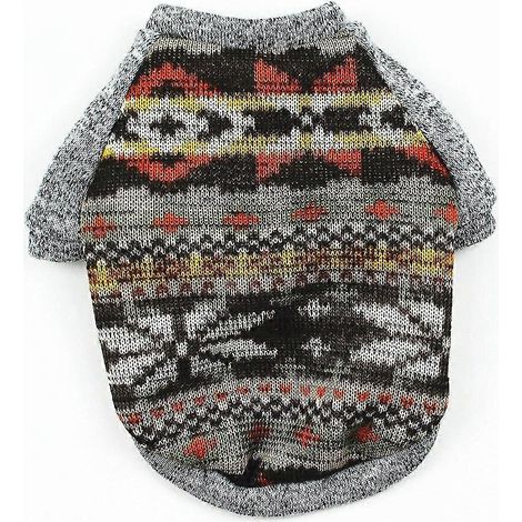 Ropa abrigada para perros, chaqueta para cachorros, abrigo de lana para gatos, suéter grueso para perros, abrigo de invierno para perros pequeños Chihuahua XS-L 6 (1/5)